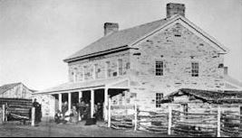 Kimballs Hotel in Black and White