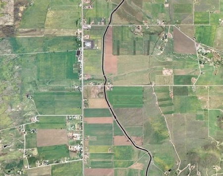 Aerial View of Marion Settlement