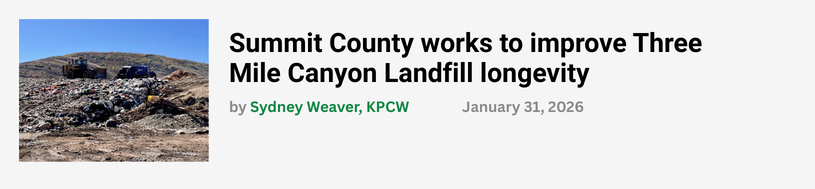 Screenshot of Article Promotion from KPCW